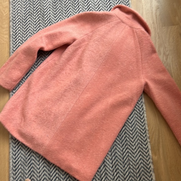Cotton Candy Pink Wool Blend Coat - Picture 4 of 6